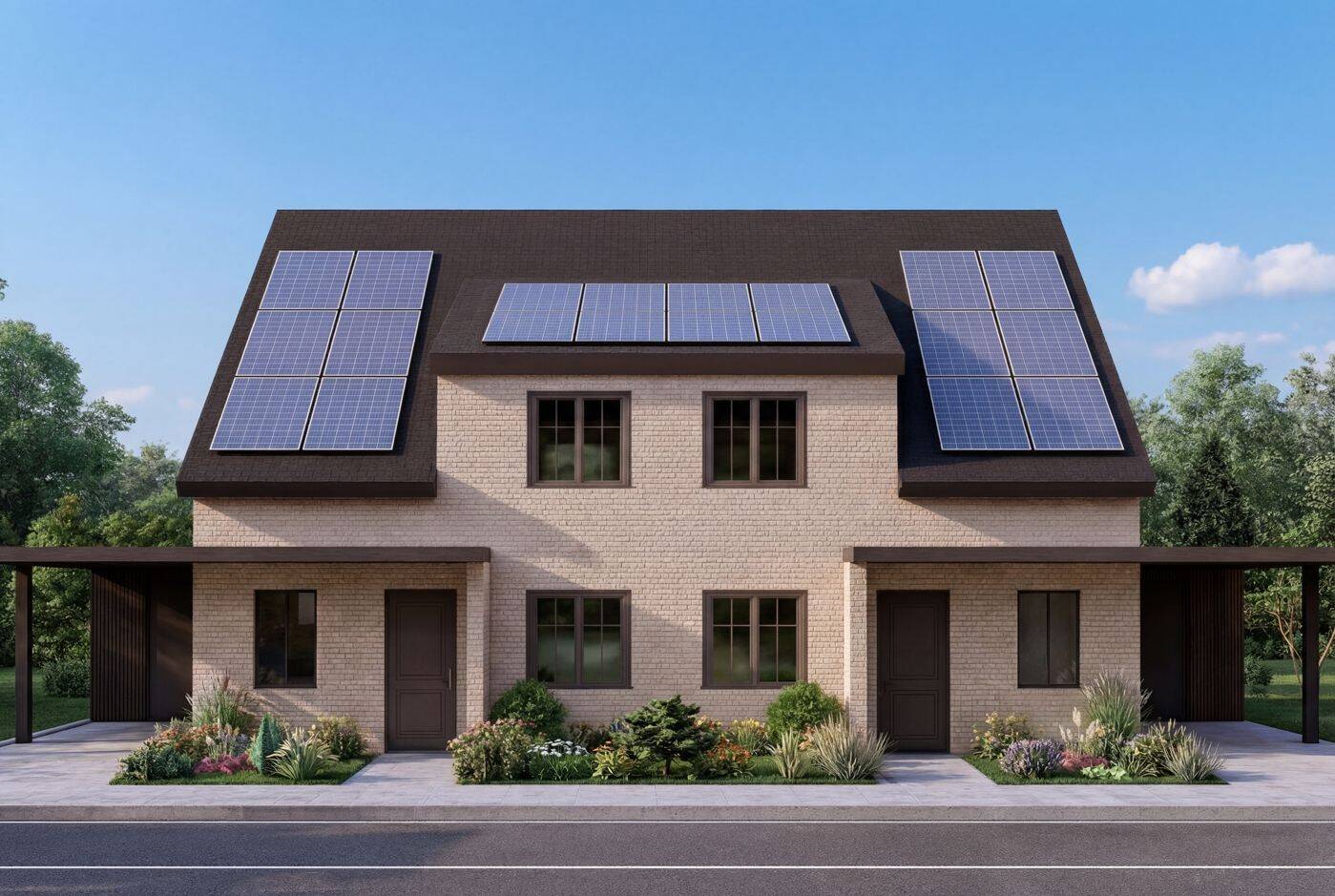Premium Doppelhaushälfte - Neubau : Wärmepumpe, PV-Anlage & Carport inklusive – Ostercappeln – Vorschaubild 4