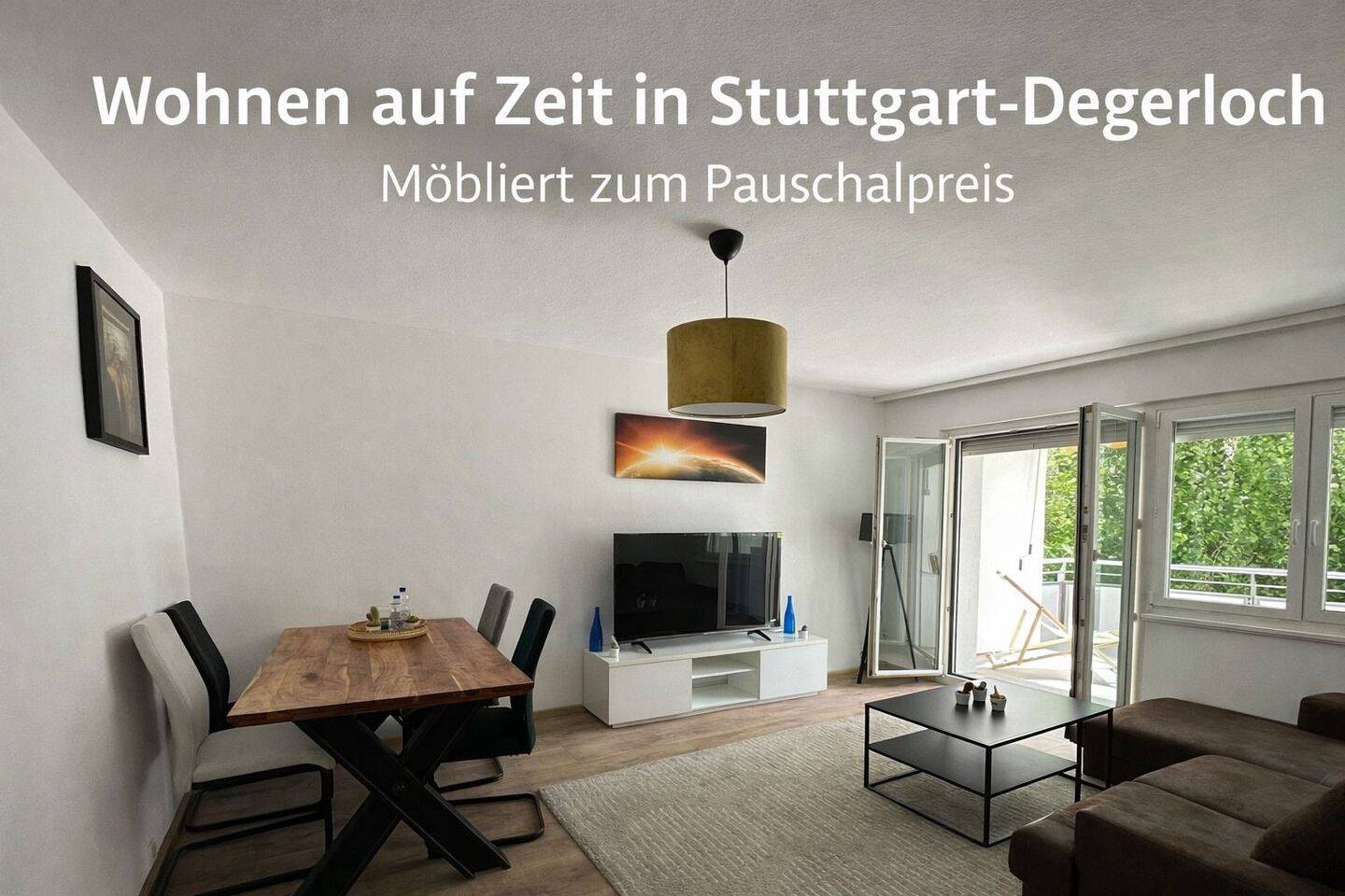 3-Zimmerwohnung: Wohnen auf Zeit Stuttgart - möbliert flexibel mieten