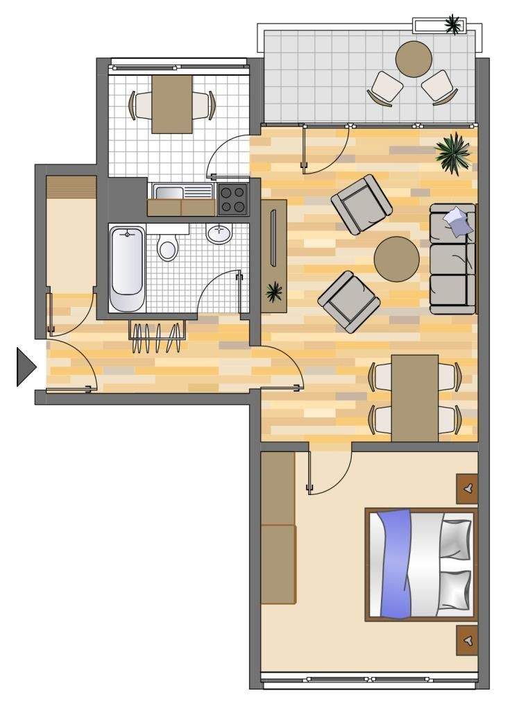 Jetzt frei! 2-Zimmer-Wohnung in Gelsenkirchen Buer – Gelsenkirchen – Vorschaubild 6