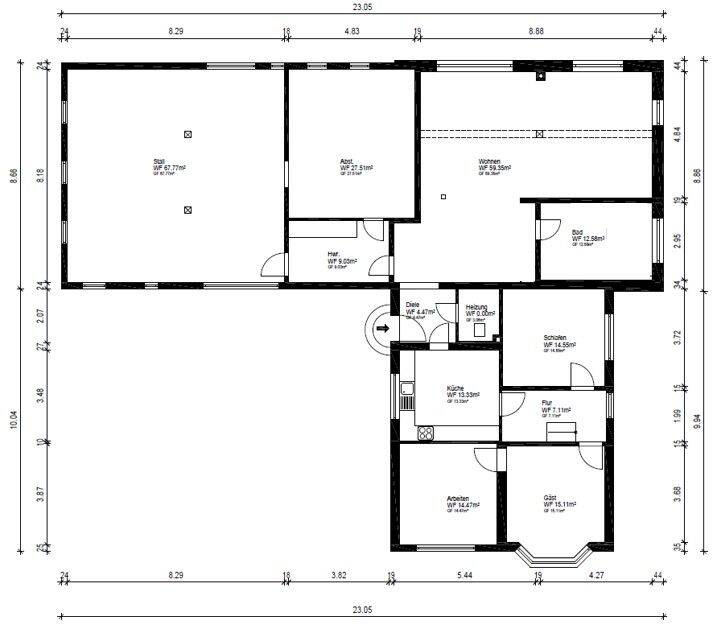 Großzügiges, sehr gepflegtes Anwesen mit Weide am Haus in Karlum – Karlum – Vorschaubild 7