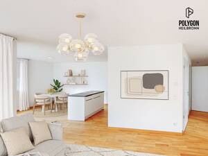 Hochwertiger Erstbezug *inkl. Umzugsbonus*: 3-Zimmer-Wohnung mit Terrasse & Wohlfühlfaktor – 74074 Heilbronn – Vorschaubild 2