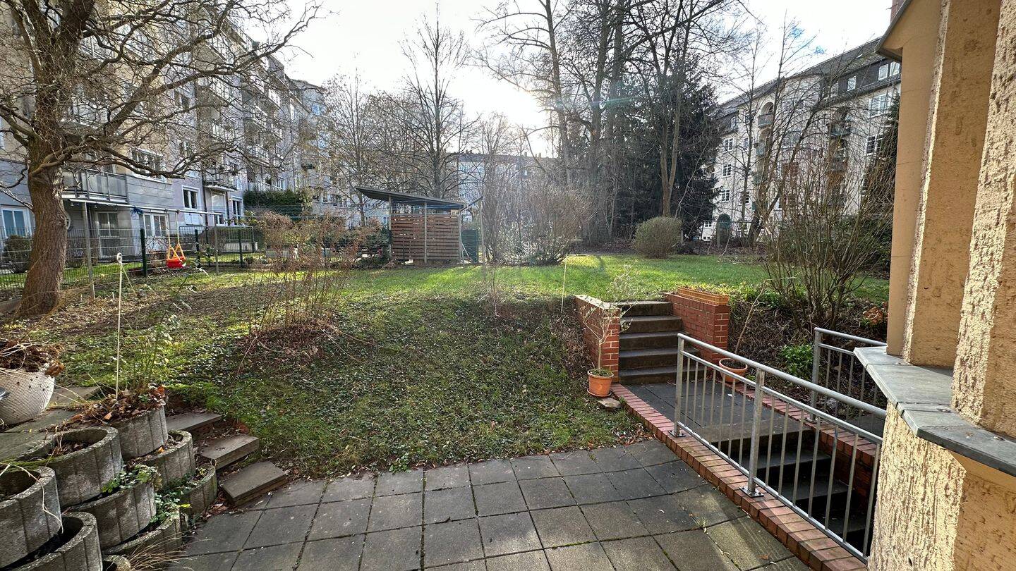 Geräumige Whg. auf dem Kaßberg - Laminat - ebenerdige Terrasse