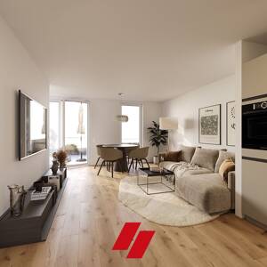 Neubau Erstbezug: Exklusive und hochwertig ausgestattete 2 Zimmer Wohnung im DG, 2 Balkone in Haus B