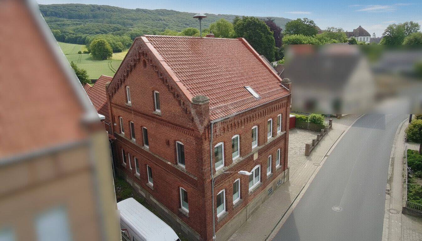 Vielseitiges Mehrfamilienhaus mit drei Wohnungen, Nebengebäuden und Entwicklung auf großem Areal – Coppenbrügge – Vorschaubild 5