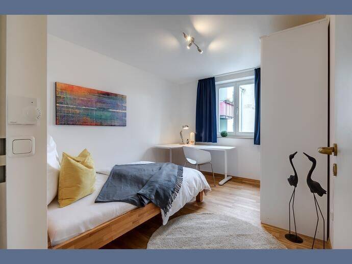 Möbliert: Sehr schöne helle 3-Zimmer Wohnung – München – Vorschaubild 5