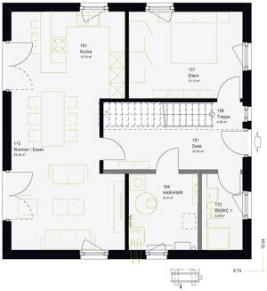 Einfamilienhaus 160 m² in Heemsen | KfW-55-Standard – 31622 Heemsen – Vorschaubild 6