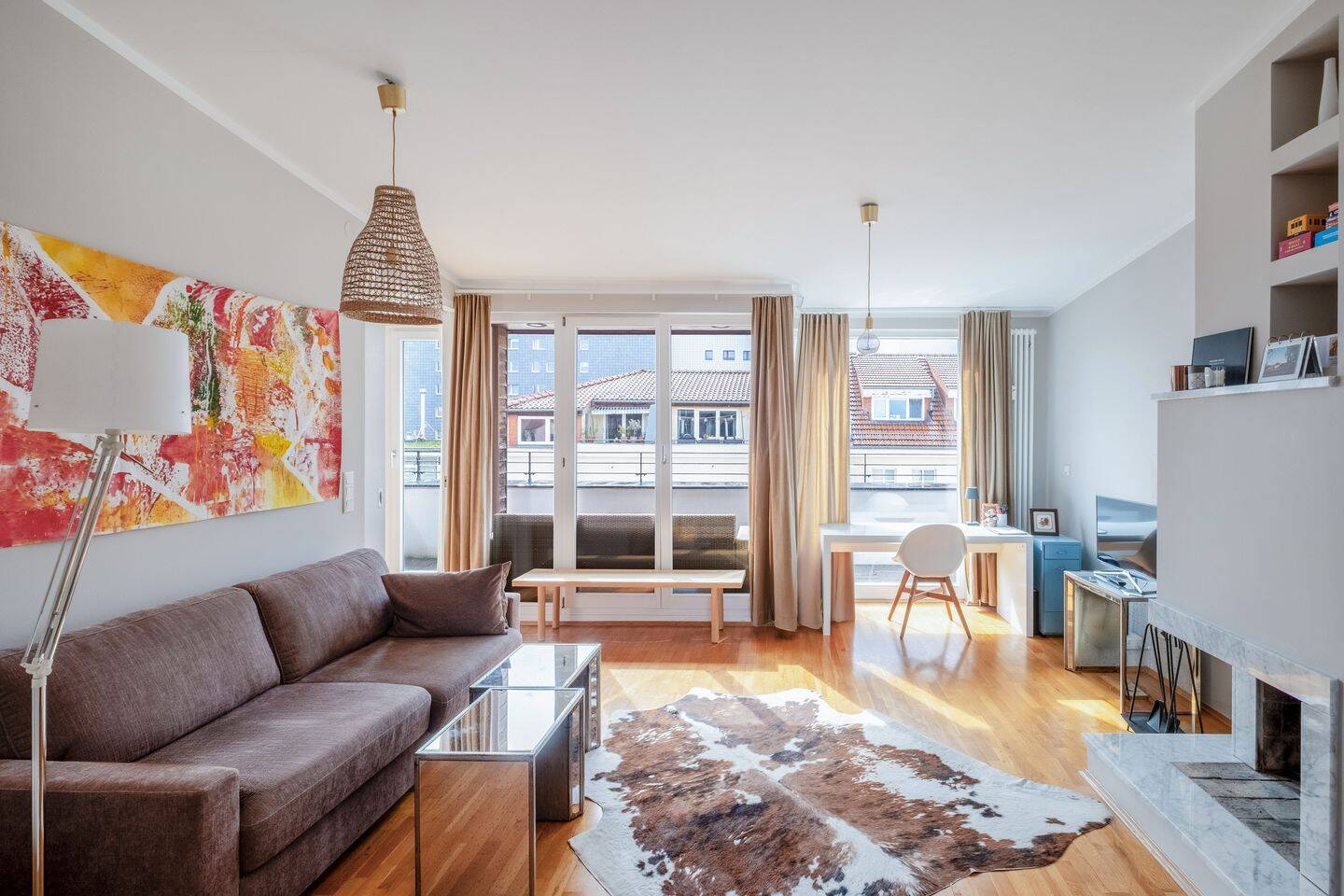 Über den Dächern von Berlin-Mitte wohnen - mit Kamin & Abendsonne