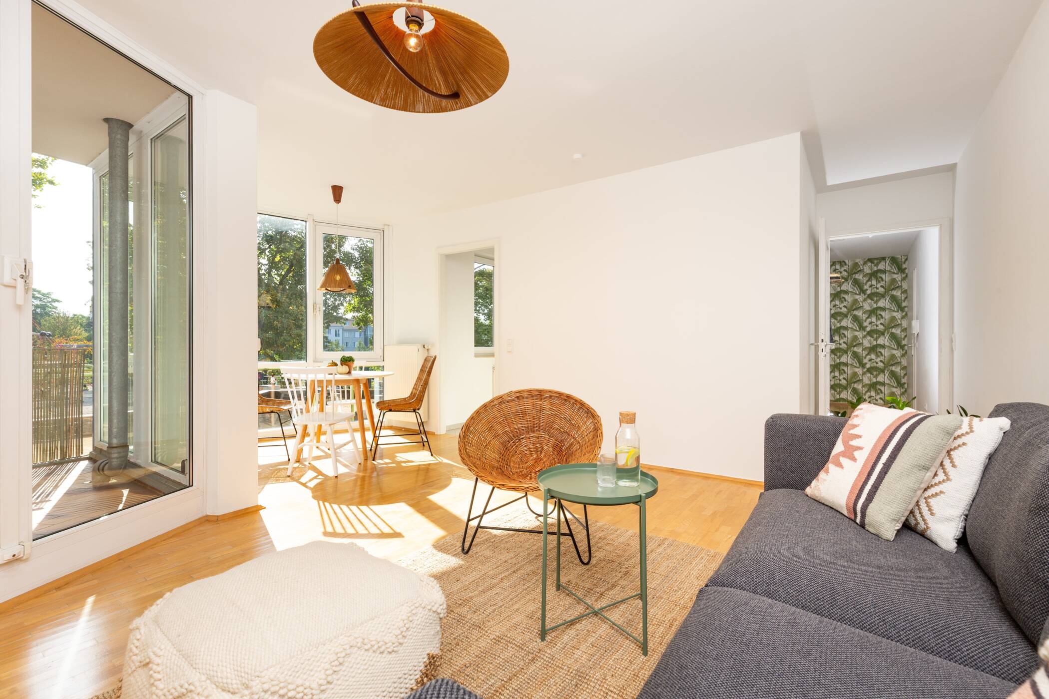 3-Zimmerwohnung direkt am Park im tropischen Stil – Berlin – Vorschaubild 4