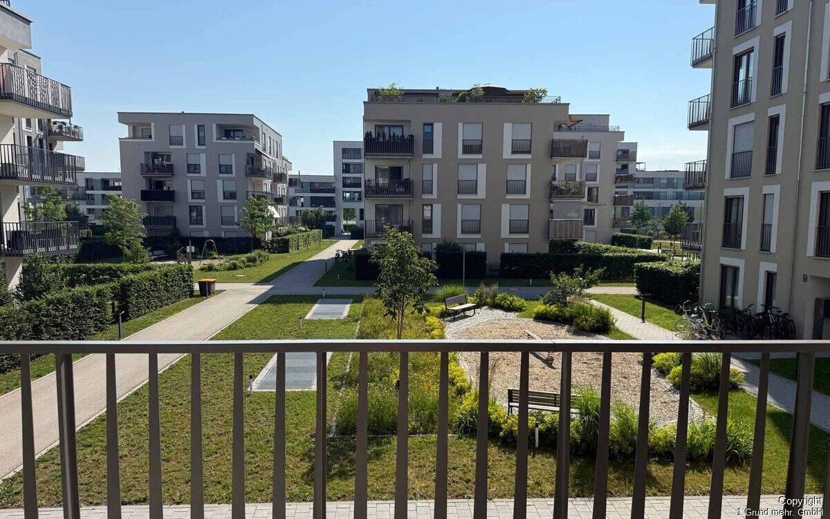 Neuwertige, helle 2-Zimmerwohnung mit tollem Grundriss und großem Balkon im Paosopark – 81243 München – Bild 1 von 8