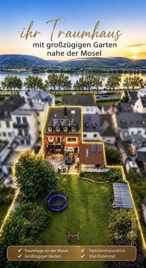 Die Mosel zum greifen nah! Einzigartig in Trier-Süd - außergewöhnliches Grundstück. Maximale Möglichkeiten!