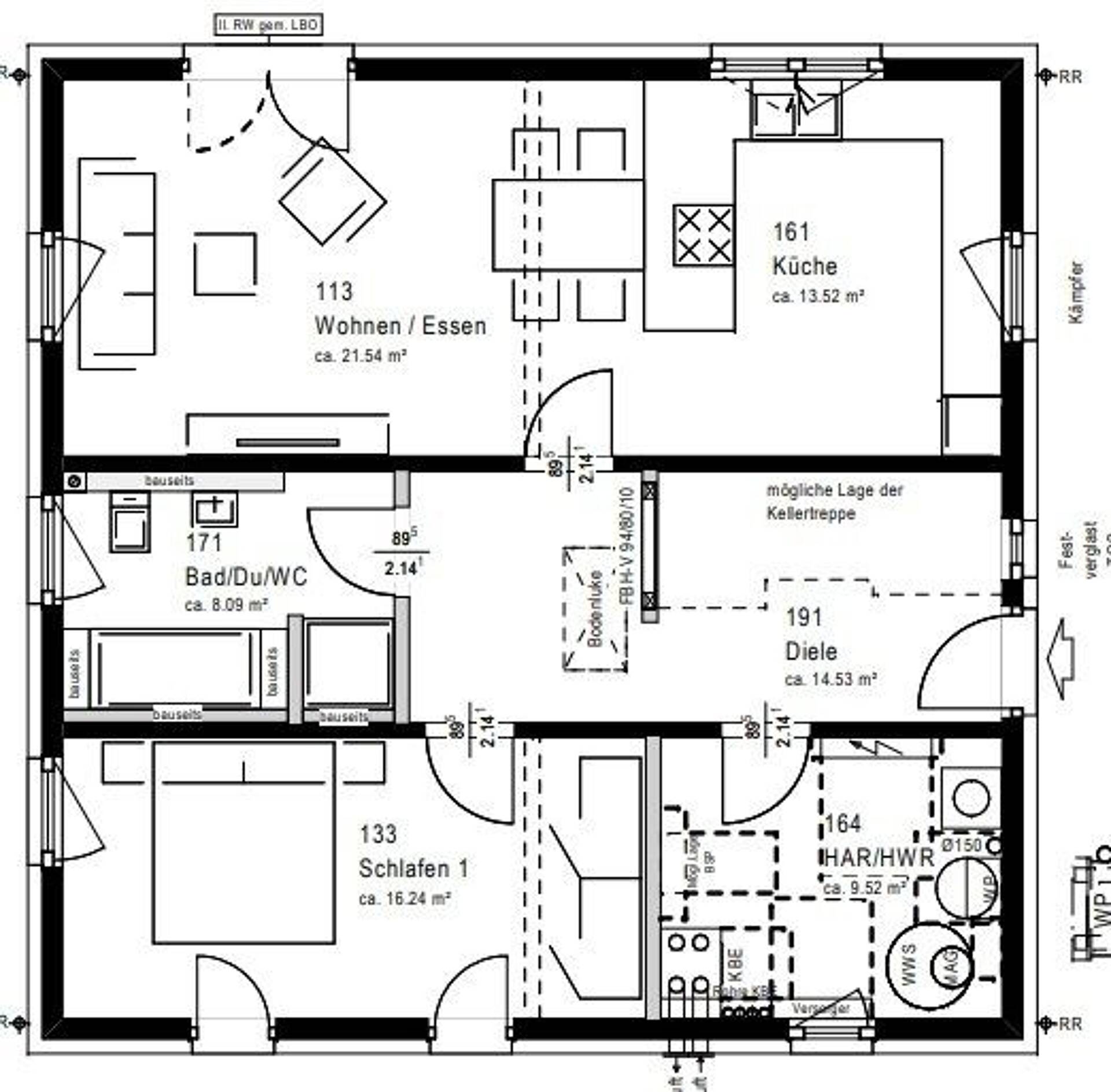 Bungalow in 32547 Bad Oeynhausen mit 90 m² kaufen