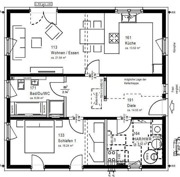 Bungalow in 32547 Bad Oeynhausen mit 90 m² kaufen