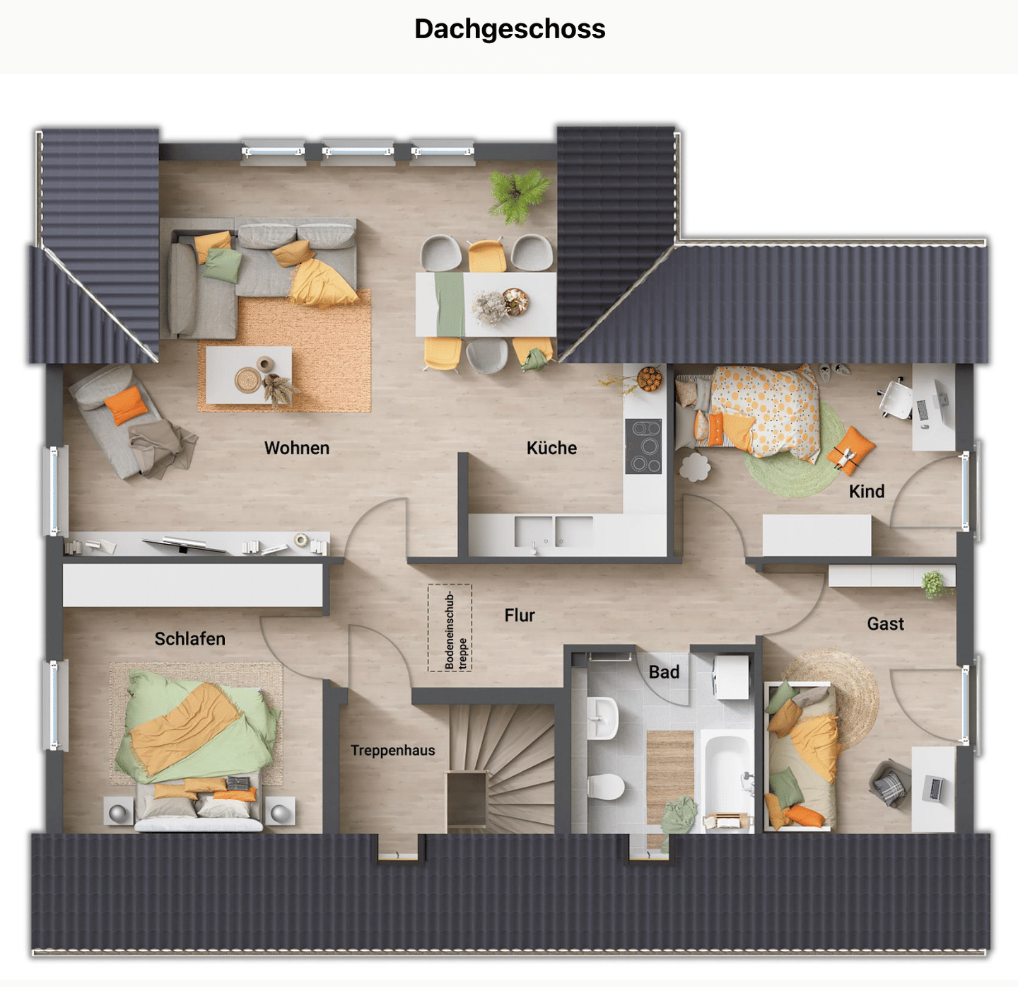Town & Country Domizil 192 – Zweifamilienhaus / Einliegerwohnung möglich in STRULLENDORF bei Bamberg – Strullendorf – Vorschaubild 9