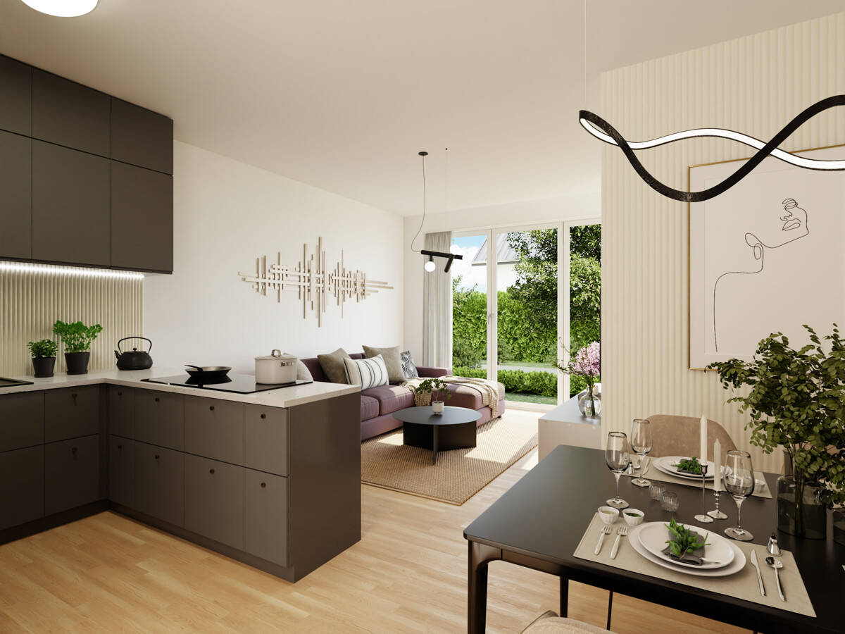Weissensee: ERSTBEZUG im LUXUS Neubau: 3-Zi auf 60 m² + Balkon ab 2026 BEZUGSBEREIT – Berlin – Vorschaubild 2
