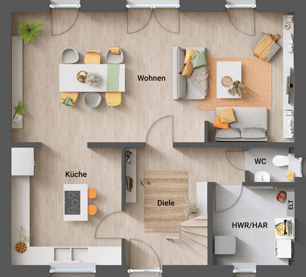 Mit Grundstück: Moderne Wohlfühlatmosphäre - Das Einfamilienhaus mit dem Plus an Ausstattung in Salzgitter OT Ringelheim – Salzgitter – Vorschaubild 9