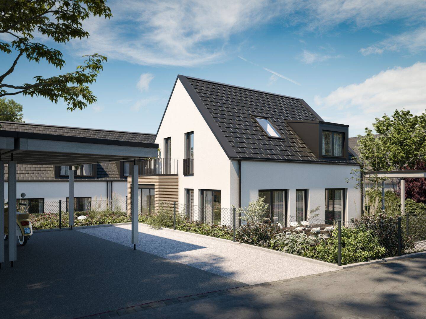 Ästhetik trifft Nutzen. Großes Einfamilienhaus mit Süd-West Ausrichtung im schönen Puchheim. – Puchheim – Vorschaubild 2
