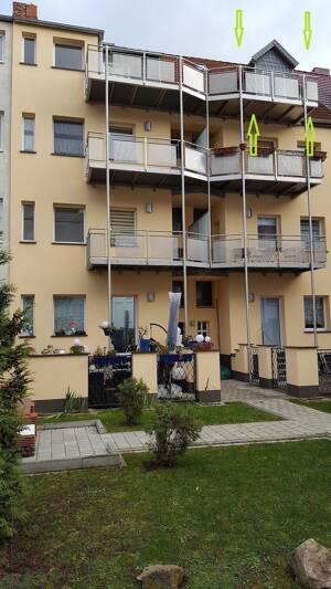 helle freundliche 2 Raum DG Wohnung in Erfurt zu vermieten, ab sofort – 99086 Erfurt – Vorschaubild 2