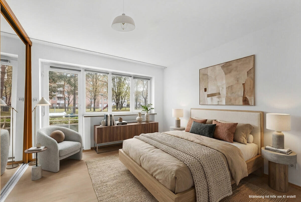 Ihr neues Zuhause: Helle 4-Zimmer-Wohnung mit Garten – 81737 München – Bild 1 von 9