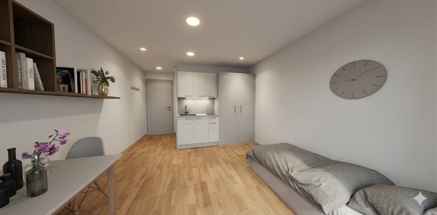 Neubau-Studentenappartement im 1. Obergeschoss – attraktive Kapitalanlage