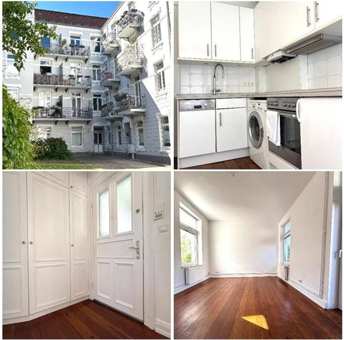 Charmante Singlewohnung mit Balkon und Einbauküche in Hamburg-Eppendorf-Hoheluft – 20253 Hamburg – Bild 1 von 9