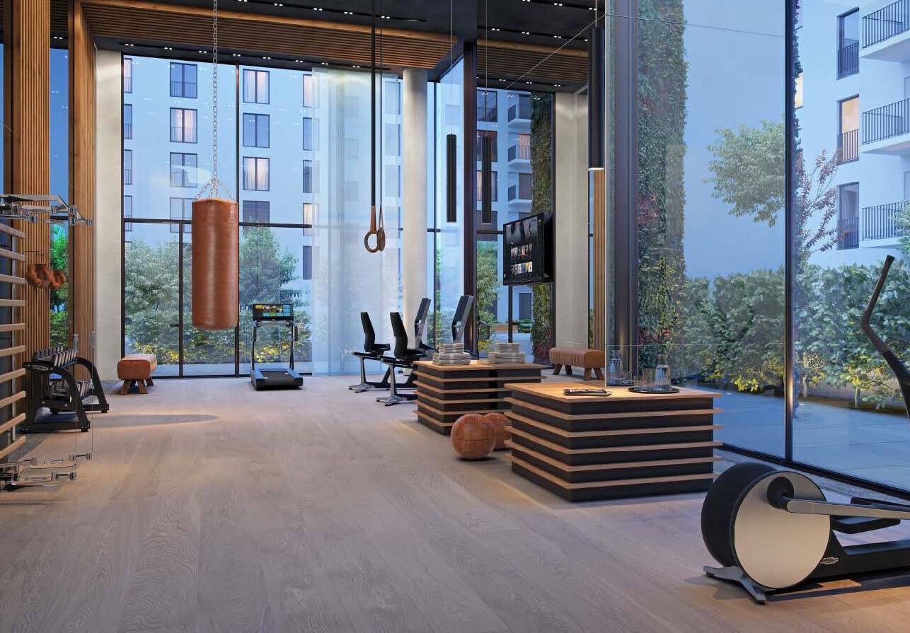 Moderne 2‑Zi.-Wohnung mit Balkon & EBK | 24/7 Concierge, Gym & Rooftop | Online-Besichtigung möglich – Frankfurt am Main – Vorschaubild 3