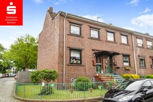 Bremen-Walle: Makelloses Reihenendhaus mit lichtdurchfluteten Räumen, Garten und Garage – 28219 Bremen – Vorschaubild 1