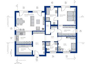 Traumhafter Bungalow - barrierefrei wohnen mit Stil. Bungalowtraum mit BIEN-ZENKER. AMBIENCE 130. Schlüsselfertig – 4357 Leipzig – Vorschaubild 2