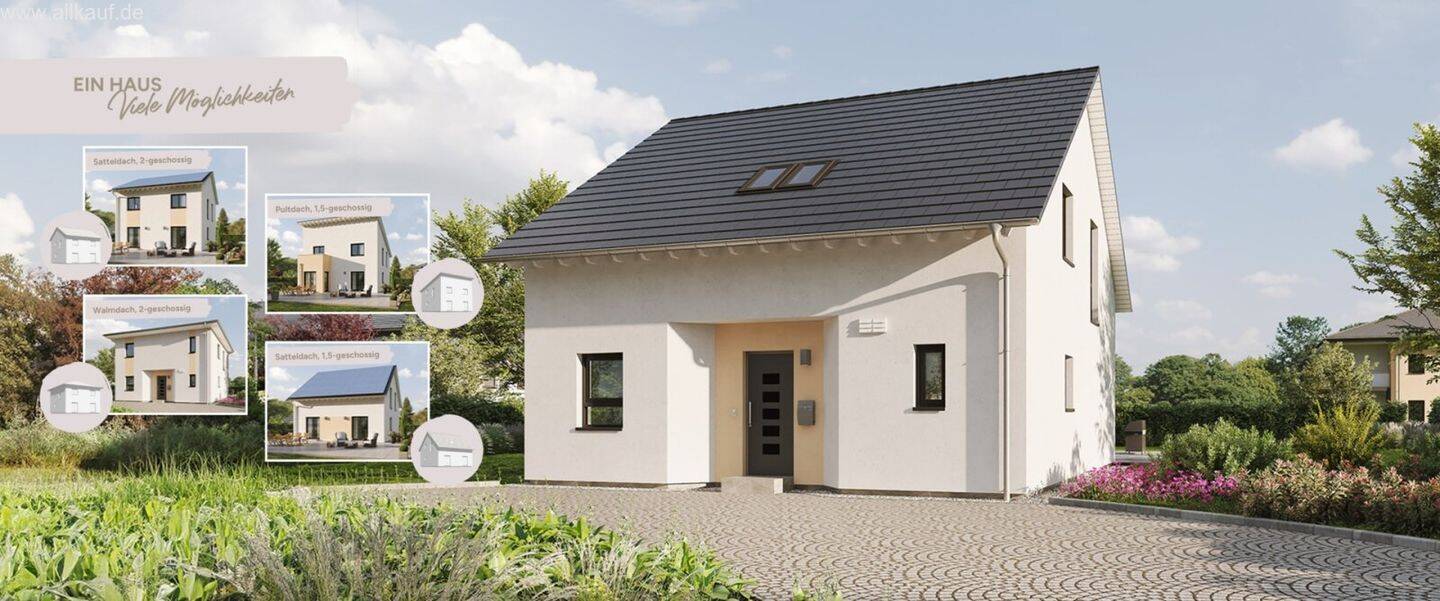 Home 9 - Flexibles Traumhaus mit großzügigem Raumangebot und moderner Architektur inklusive Baugrundstück – Postbauer-Heng – Vorschaubild 2