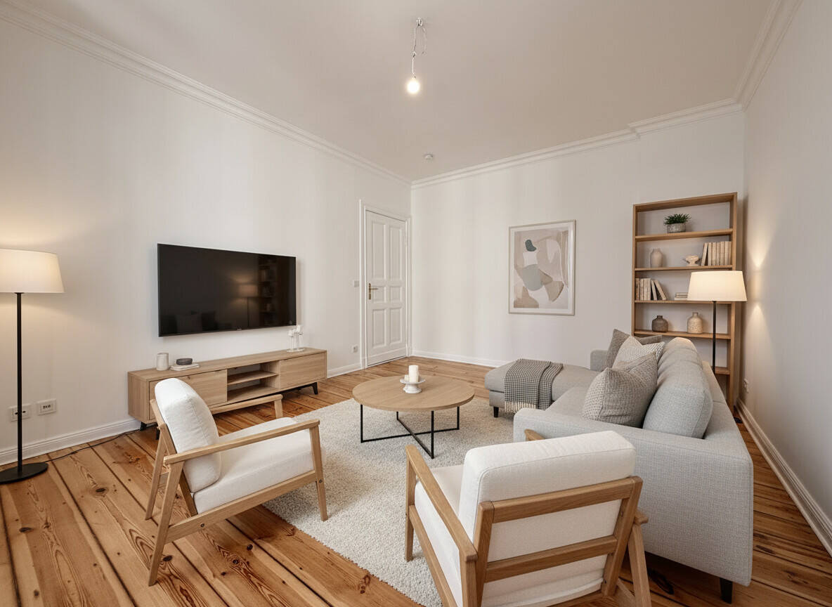 Stilvoller Altbau im 3. OG: Lichtdurchflutet, renoviert & mit Balkon zum ruhigen Innenhof – Berlin – Vorschaubild 3