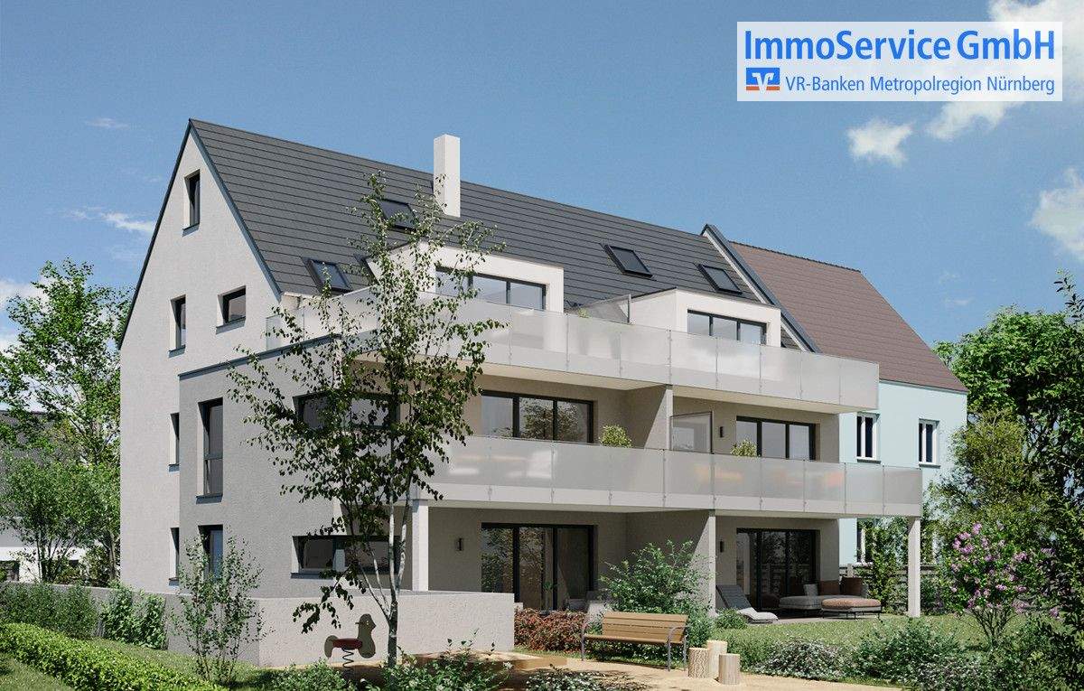 Letzte Einheit: 4-Zimmer-Maisonette-ETW inkl. Studio mit Süd-West-Dachterrasse in KFW 40 Standard! – Nürnberg – Vorschaubild 4