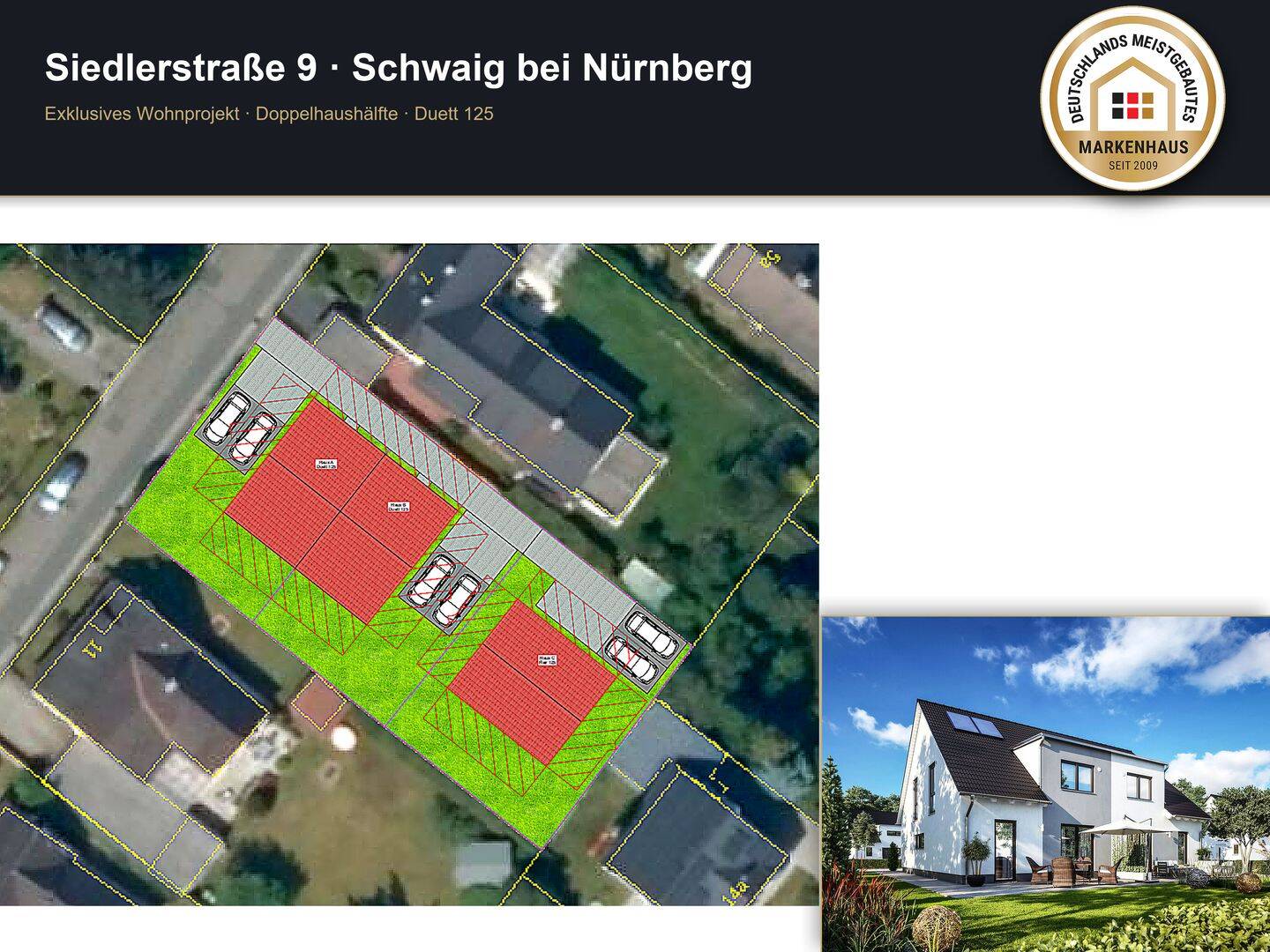 Schwaig: Neubau DHH| Komplettpreis inkl. Grundstück & Baunebenkosten