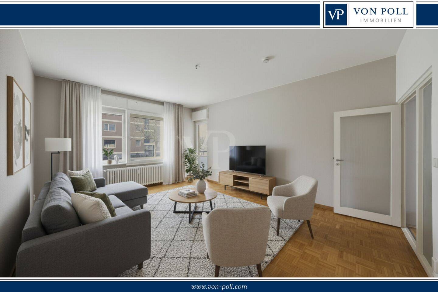 Ruhige 2-Zimmer-Wohnung mit Balkon in Zehlendorf