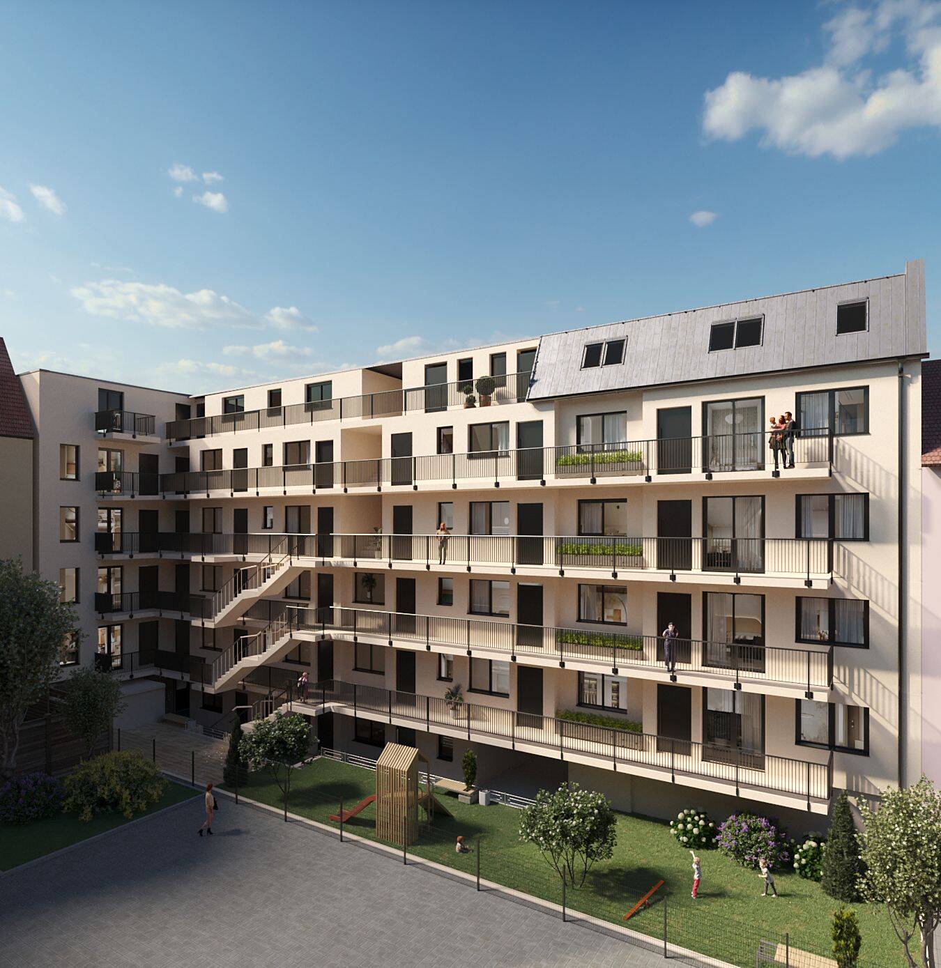 2-Zimmer-Wohnung Neubau, provisionsfrei – Nürnberg – Vorschaubild 3