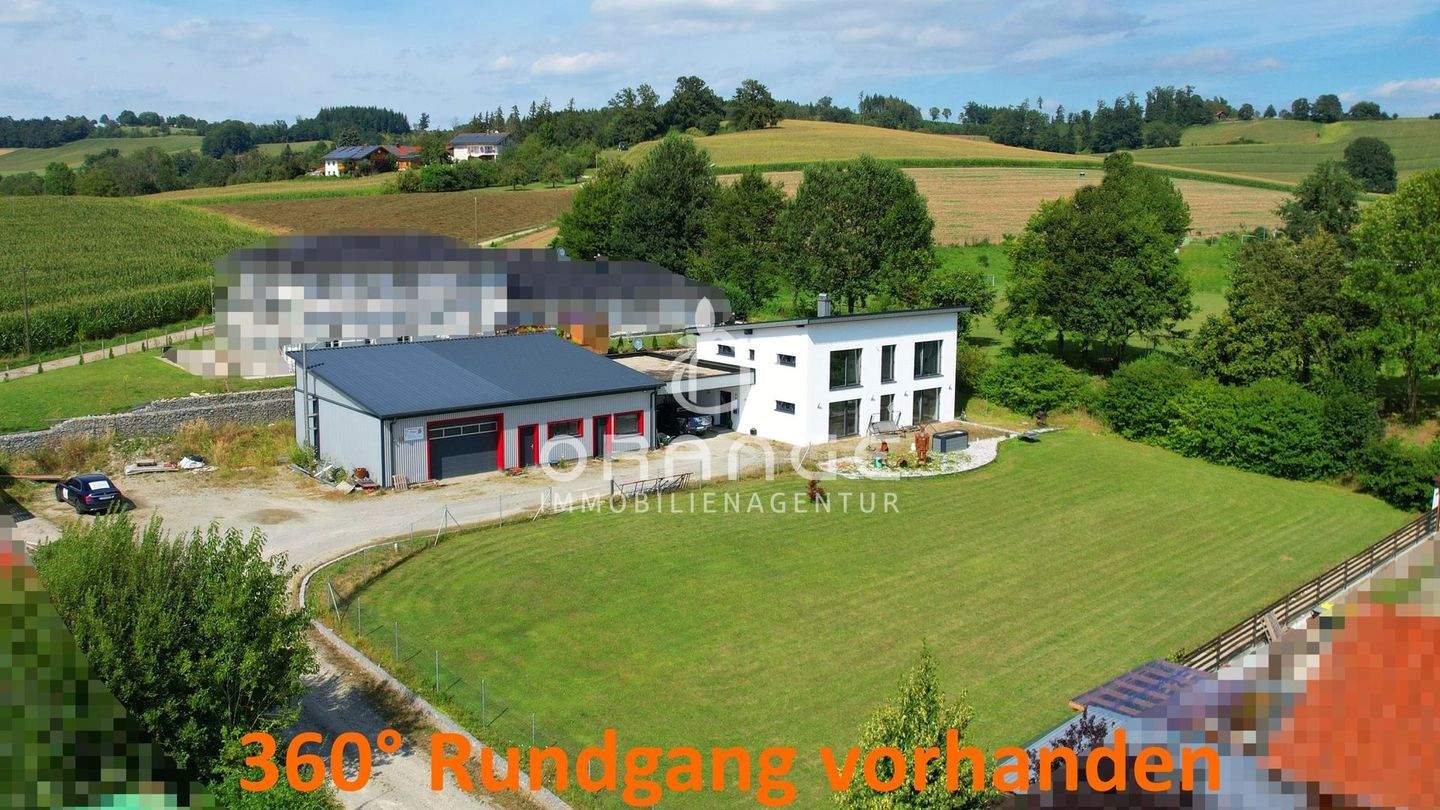 Modernes & neuwertiges (Massiv-) Traumhaus inkl. Gewerbehalle, Büro & großem Garten - nahe B388!! – Bad Griesbach im Rottal – Bild 1 von 9