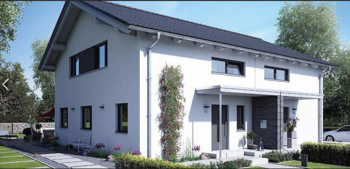 Neubau Doppelhaushälfte mit ca. 405 m² Baugrundstück inkl. Garage in Preisendorf-Forstern – Forstern – Bild 1 von 1