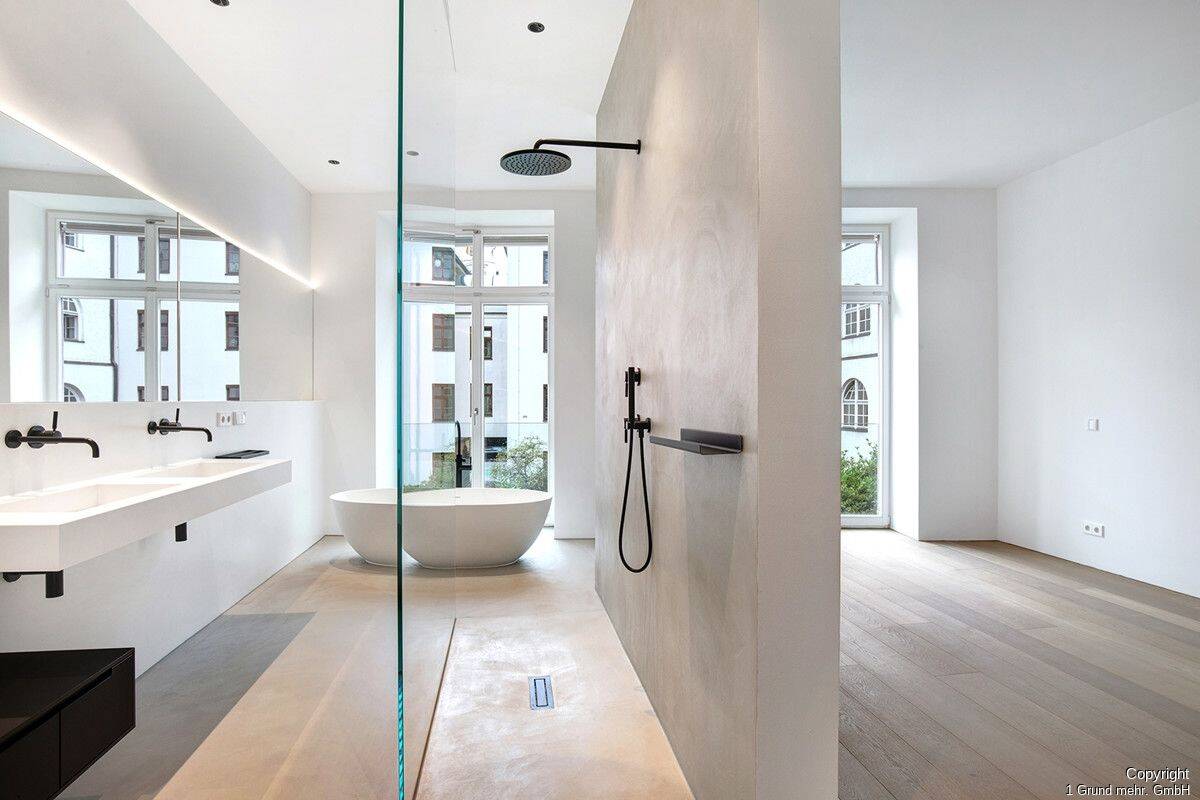Raum. Stil. Lebensgefühl. Loftartige Designwohnung mit zwei Balkonen, Tiefgarage und grünem Innenhof im lebendigen Glockenbachviertel. – München – Vorschaubild 6