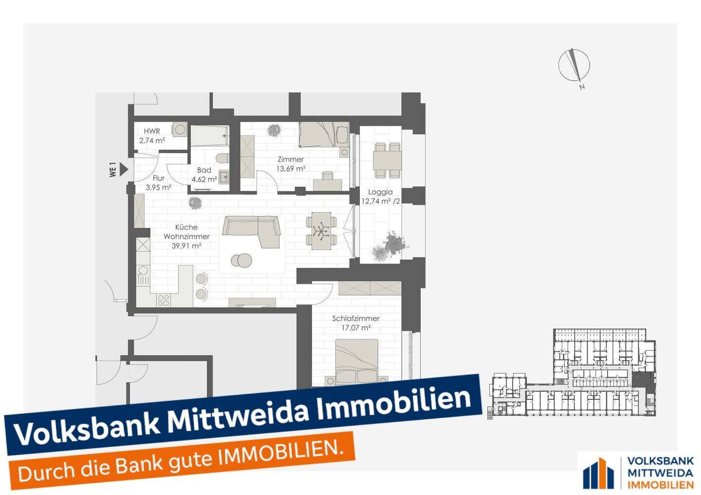 Moderne Mietwohnungen in Mittweida - Erstbezug!