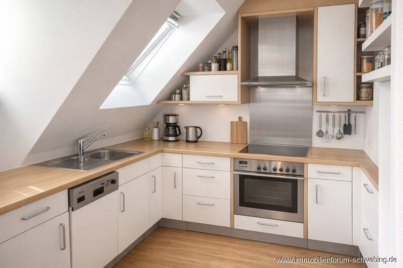 Helle 3,5-Zimmer-Maisonette in bester Lage von Gern – München – Vorschaubild 2