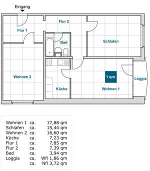 Eine familienfreundliche 3-Zi.-Wohnung mit Balkon und Aufzug wartet auf Sie! Vermietung ab Mitte 09/2026! – 1239 Dresden – Vorschaubild 2
