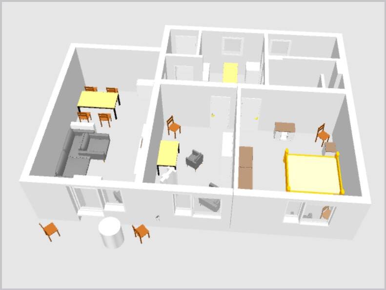 Zentrale 3-Zimmer-Wohnung in Erlangen, einzugsfertig möbliert&ausgestattet – Erlangen – Vorschaubild 2