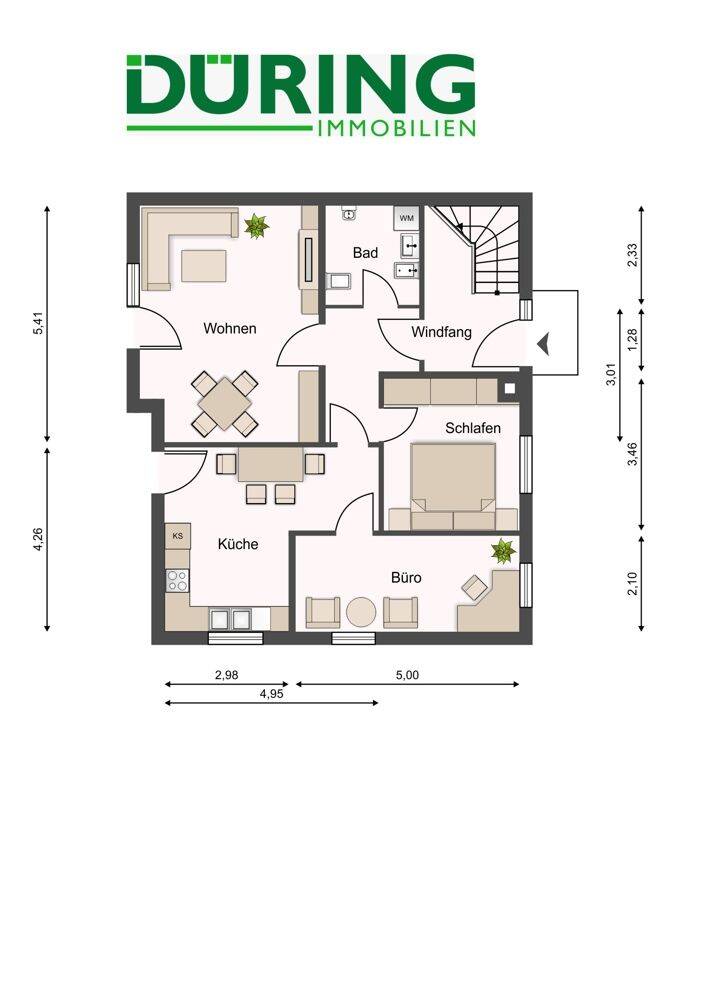 Zwei Wohneinheiten unter einem Dach - vielseitige Haushälfte mit ca. 126 m² Wohnfläche – Rhauderfehn – Vorschaubild 7
