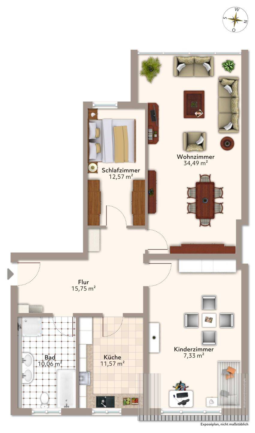 Gemütliche 3-Zimmer-Wohnung mit Charme – Magdeburg – Vorschaubild 8