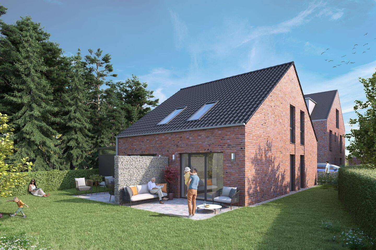 Moderne Neubau-Doppelhaushälfte in Münster - hochwertig ausgestattet und effizient geplant – Münster – Vorschaubild 2