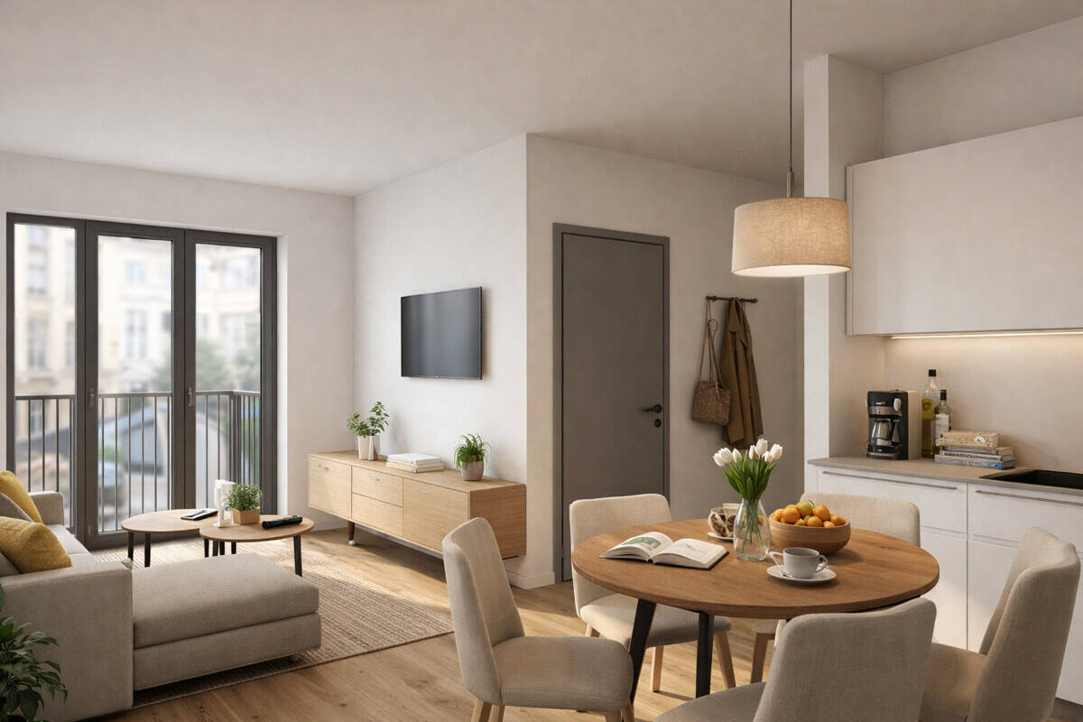 SCHÖNEBERG / KREUZBERG: BESTE LAGE: ERSTBEZUG im LUXUS Neubau: 3-Zimmer-Whg + 2 Bäder und Balkon – Berlin – Vorschaubild 3