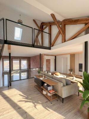 Loft-Unikat in Würzburg-Versbach: 185m², KfW 70, Galerie & Panorama-Blick nähe Uni-Klinik – 97078 Würzburg – Vorschaubild 3