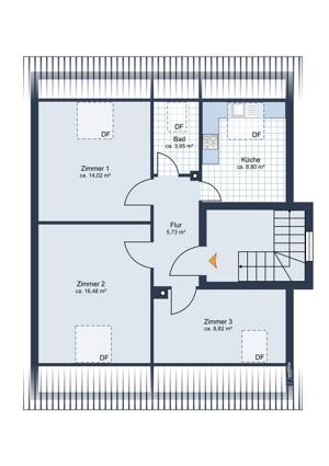 Nette Wohnung, kleine Wohneinheit, energetisch saniertes Haus – 68259 Mannheim – Vorschaubild 7