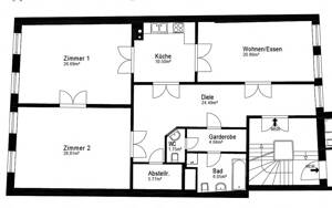 3 Zimmerwohnung im 2.OG in der Wahmstraße 58 zum 01.10. zu vermieten! – 23552 Lübeck – Vorschaubild 2