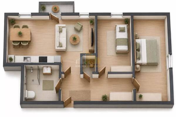 Etagenwohnung in 54634 Bitburg mit 75 m² kaufen