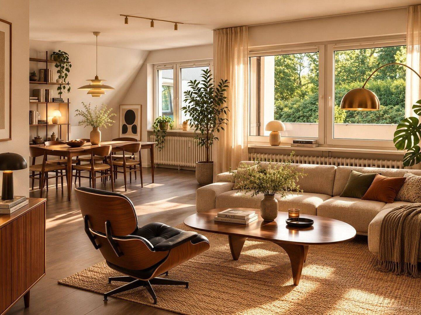 Familienfreundlich: 3 Zimmer 90m² Wohnung mit Garten, großem Balkon und Garage – Bremen – Vorschaubild 2