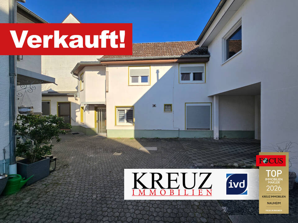 Ihre neue Anlage. Vermietetes kleines Zweifamilienhaus. – Trebur – Bild 1 von 2